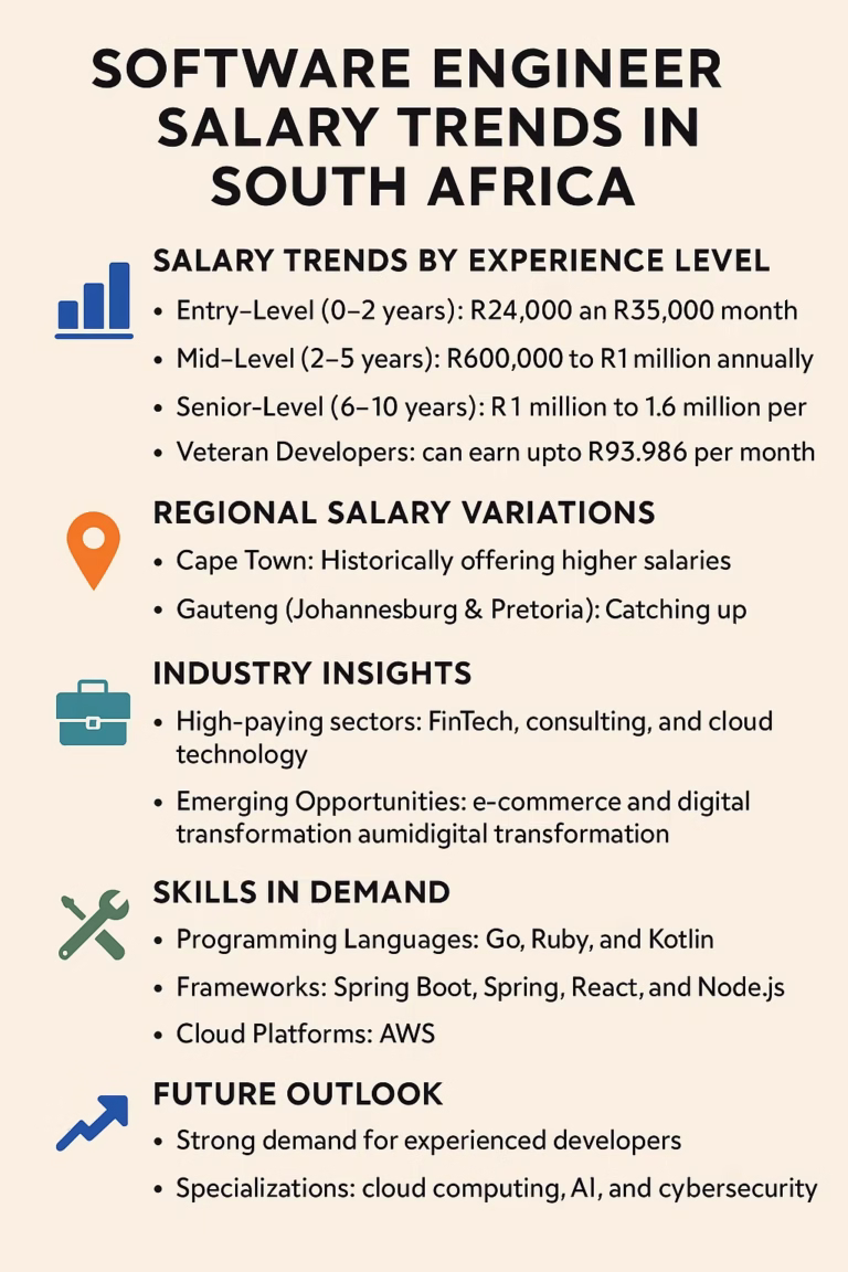2025 Software Engineer Salary Trends in south africa