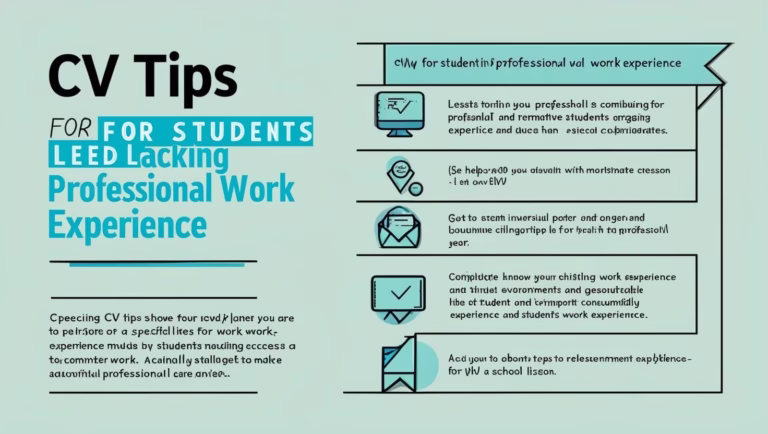 CV Tips for Students with No Work Experience