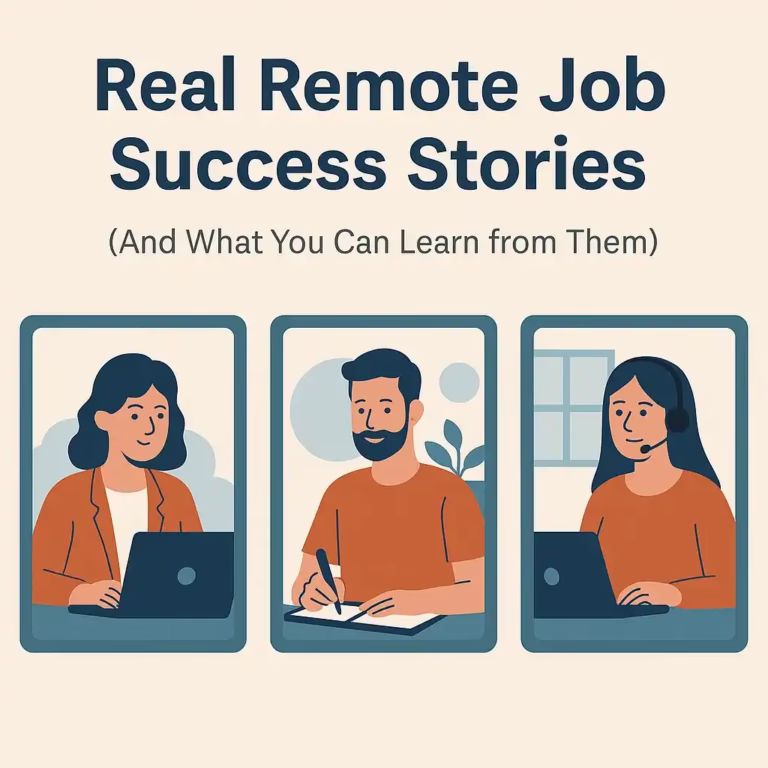 Real Remote Job Success Stories (And What You Can Learn from Them)