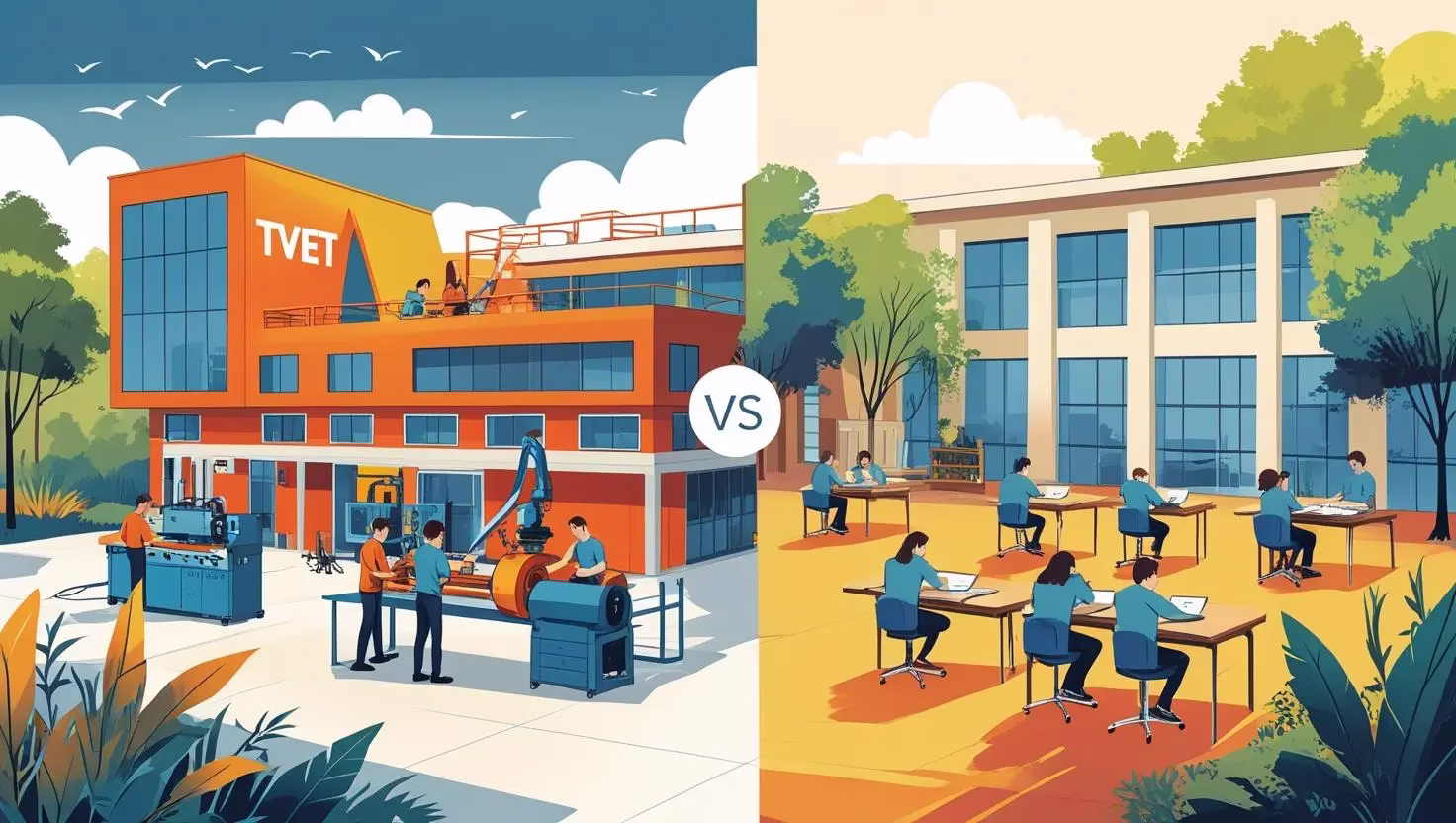 TVET Colleges vs Universities